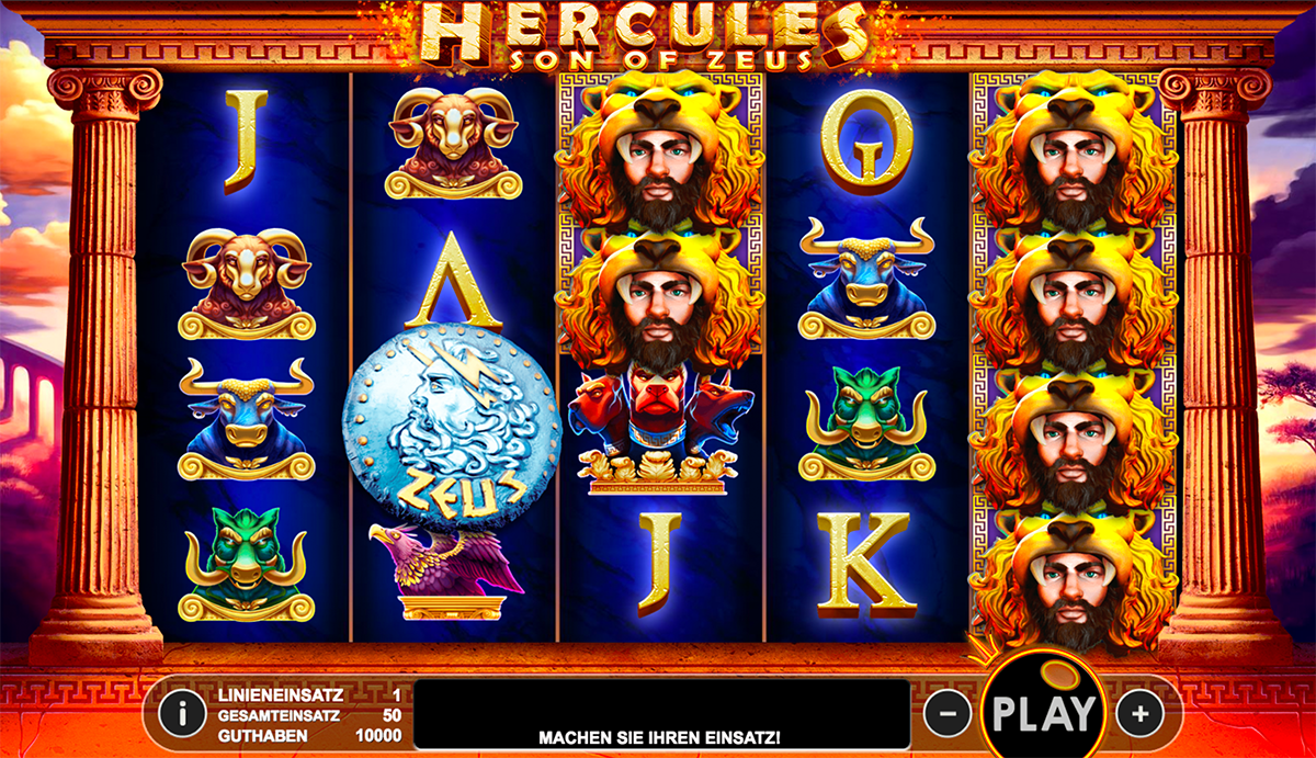 Hercules Son of Zeus Spielautomat