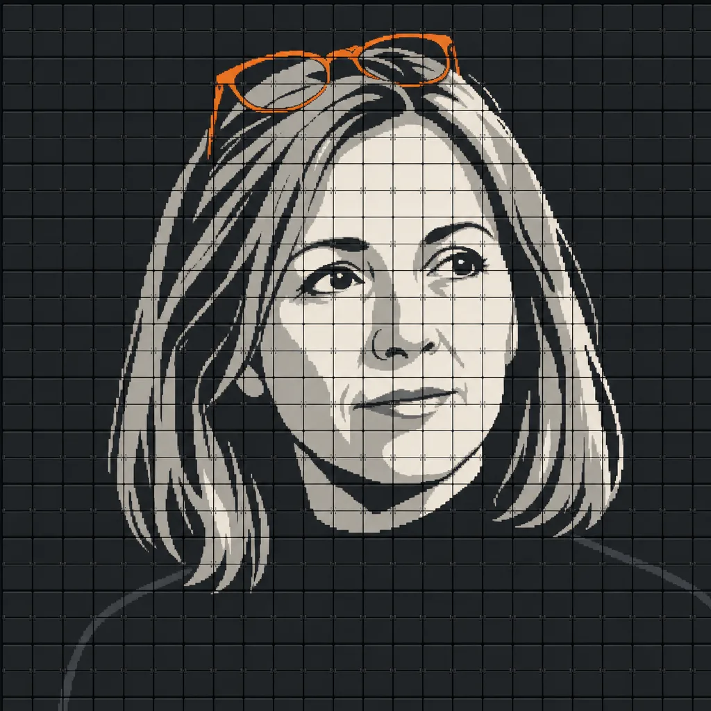 Illustriertes Porträt von Ines Tjaden